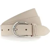 Tamaris Ledergürtel "Clara Silver" mit glänzender silberfarbener Schließe