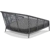 Set One By Musterring Ibiza Sonnenbett schwarz/grau Aluminium 149x156x86 cm
