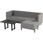 Hartman Dion Set mit Lounge Tisch 80x50x50 cm