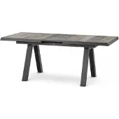 Siena Garden Tirana Dining Tisch, ausziehbar 160/200x90cm – Aluminium (matt anthrazit) & Keramikplat