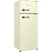 Respekta Kühlschrank freistehend 170 Liter 4* Gefrierfach Retro 144 cm creme