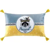 Douceur D`Interieur Kissen herausnehmbares Pad mit Pompons, 30 x 50 cm