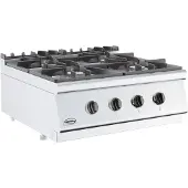 CombiSteel Gastro Gasherd 4 Brenner – 800 mm breit, 4x 6,5 kW