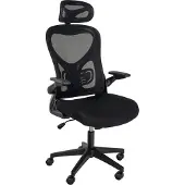 CLP Bürostuhl Roseburg ergonomisch höhenverstellbar drehbar schwarz