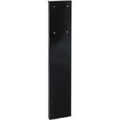 MEFA Säule 72 Stahl pulverbeschichtet BxHxT 205/1100/47 mm Tiefschwarz RAL 9005
