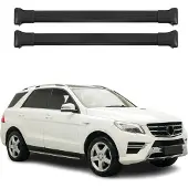 Omac Dachträger Grundtäger für Mercedes ML Klasse GLE W166 2011-2015 75kg Alu Schwarz
