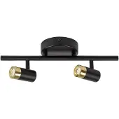 Rabalux 75041 Badezimmerleuchten Kadir LED 6 Metall Kunststoff schwarz/ golden