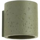 Sollux Wandleuchte ORBIS beton olivgrün 1xG9 8W Beton 10x12x10cm