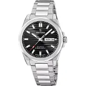 Festina Herrenuhr Swiss Made Armbanduhr Edelstahl silber UF20073/5