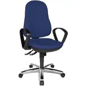 Topstar Bürodrehstuhl "Synchro Steel" royalblau