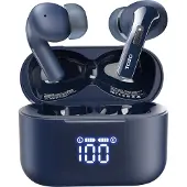 TOZO Kabellos 48,5 Stdn. Spielzeit mit LED-Digitalanzeige, IPX8 wasserdicht Dual Mi