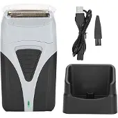 Ejoyous Elektrorasierer, wiederaufladbare Folie-Rasierer Trimmer Ladestation Doppelgängere Blade-Männer, Reisen, Heimgebrauch