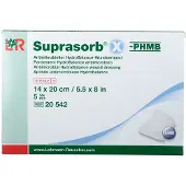 Lohmann & Rauscher Suprasorb X+Phmb HydroBalance Wundverb.14x20 cm 5 St Verband