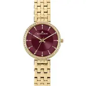 Jacques Lemans Armbanduhr Milano Gold Red