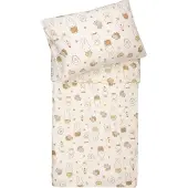 Jollein 003-005-68156, 100 x 140 cm, Beige, Baumwolle, Muster, Maschinenwäsche, 40 °C
