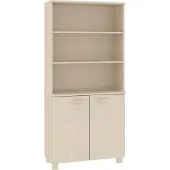 vidaXL Highboard HAMAR Massivholz Kiefer Honigbraun