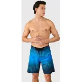 Brunotti Badehose Gulfshore Boardshorts Herren Neon Blue-Größe 28