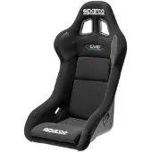 Sparco 008007RNR Schwarzer Rennsitz