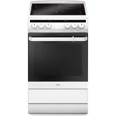 Amica SHC 11542 W Elektroherd, Weiß, 50 cm Breite, , Ober-/Unterhitze + Umluft, 4 Kochfelder, Hitzeschutz-T?r