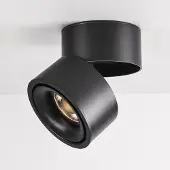 LumenXL Aufbauspot Milou schwenkbar mit Dim-to-Warm - Schwarz