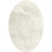 vidaXL Bereichsteppiche Oval HUARTE Creme 140 x 200 cm 100 %Polyester
