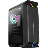 Aerocool Gladiator Duo, Midi Tower, PC, Schwarz, ATX, micro ATX, Mini-ITX, ABS, SPCC, Gaming