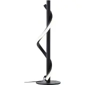 Brilliant schwarze LED Tischleuchte EUNICE |Tischlampe 40cm Höhe | 6,5W 700 Lumen 4000 Kelvin | Metall/Kunststoff