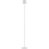 Selltec LED Stehleuchte Touch höhenverstellbar, dimmbar per Touch, IP54, USB, Memoryfunktion weiß Wohnzimmer, Schlafzimmer, Flur, Esszimmer, Küche, Garten, Terrasse, Außenbereich, Kinderzimmer, Büro