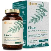 Nature Basics - Natürliches Eisen mit Vitamin C Vegan 135 g Kapseln