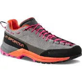 La Sportiva TX Guide Leather Woman, Grey/Cherry Tomato, 36, Approach, Shoes -