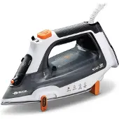 Ariete 6190/00, Trocken- & Dampfbügeleisen, Keramik-Ultra-Glide-Sohlenplatte, 155 g/min, Grau, Schwarz, 30 g/min, 0,32 l