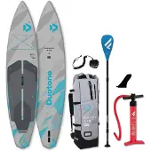 Duotone RAVEN AIR SLS 12'6 Touring iSUP SUP Board leicht 7,9 kg SUP Set Rucksack