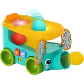 Bright Starts - Pop & Roll Safari Bus Ball Play Toy - (BS-16827)