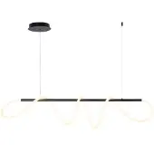 Zuma Line LED-Pendelleuchte 3200 lm 3000+4000+6000K schwarz BALBO 20006PM-BK