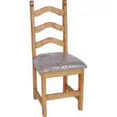 MiaMöbel Esszimmerstuhl Mexico Möbel 45x100x48 cm Landhausstil Massivholz Pinie Honig