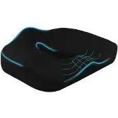 HOMCOM Orthopädisches Sitzkissen Ergonomisches Sitzkissen für Bürostuhl, Auto