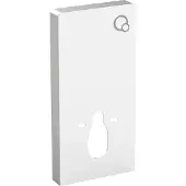 Vente-unique Dekoratives Vorwandmodul für Hängetoilette - Weiß - SPINOSA
