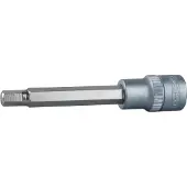 Ks Tools Werkzeuge-Maschinen GmbH 1/2 Bit-Stecknuss Innensechskant, lang, 10mm, auf Hänger