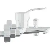 vidaXL Duschmischer Chrom G 1/2 Zoll