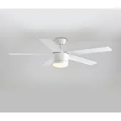 LumenXL Moderner Deckenventilator Rico weiß mit Fernbedienung inkl. LED