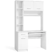 Vicco Schreibtisch Crossline Weiß 120.1 x 59.5 cm, Model 36327