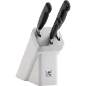 Zwilling Vier Sterne 1002294 SharpBlock Messerblock selbstschärfend, weiß, 4-teilig
