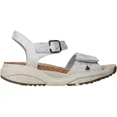 Xsensible Skala bequeme Damensandale, Leder, Off White, - Damenschuhe Sandalette / Sling, Weiß, leder