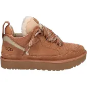 Ugg - Warme Wildleder-Sneakers - W Lowmel Chestnut für Damen aus Wolle - Größe 37 - schwarz