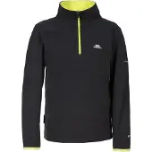 Trespass Etto Fleece Mit Halbem Reißverschluss Schwarz 3-4 Years Jungen,Mädchen Schwarz 3-4 Years