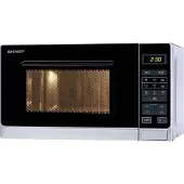 Sharp R242INW Mikrowelle 20L 11 Leistungsstufen Glasdrehteller Kindersicherung