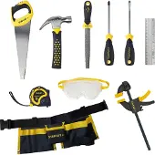 Stanley Jr. Werkzeug - 10 Teile - Gelb - Stanley Jr. - One Size - Werkzeug