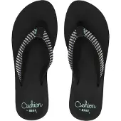 Reef Flip Flops Damen Baja Elana Black Frosty-Schuhgröße 40