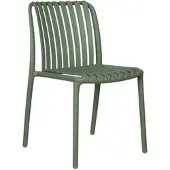 BIG Möbel Terrassenstuhl Bianca olive | Gastrostuhl Outdoor stapelbar
