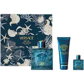 Versace Eros Pour Homme Giftset Perfume Spray 100ml/Perfumed Shower Gel 150ml/Perfume 5 ml 255 ml